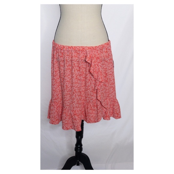 NWT Michael Kors A-Line Ruffle Skirt - Picture 2 of 6